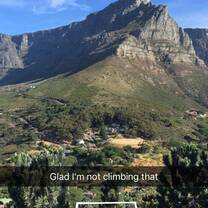 Looking to Table Mountain from Lion's Head