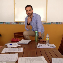 Gadir Spanish Teacher in classroom