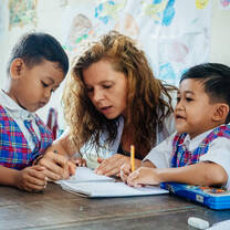 Childcare volunteer in Bali with IVHQ
