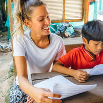 Childcare volunteer in Cambodia with IVHQ