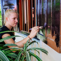 IVHQ Temple Renovation volunteer in Sri Lanka