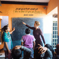 Teaching volunteer in India with IVHQ