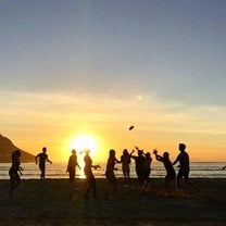 Gordon's Bay at sunset 