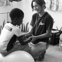 Working with children in South Africa