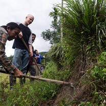 Outdoor work volunteers in Thailand with IVHQ