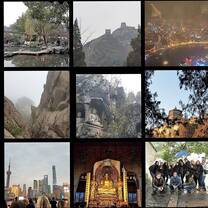 here are some pictures from the Great Wall, and old water town, a temple, Yellow Mountain, the Bund and Shanghai Tower (the 2nd tallest building in the world)