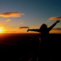 We ran to the top of this mountain so we could get the view for sunset. No regrets- absolutely a MUST in Europe.