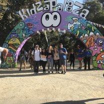 Attending Lollapalooza with other English teachers
