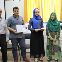 Visiting a polytechnic university in Hebron
