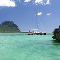 The rock at Ile Aux Benitiers