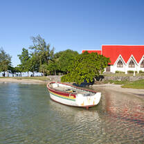 Beach at the north coast in Mauritius