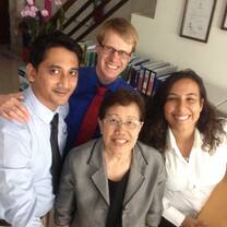 Multicultural friends..felt like being at the United Nations.
