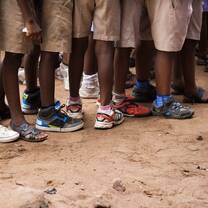 Lining up for School