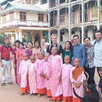 Teaching at a Burmese nunnery