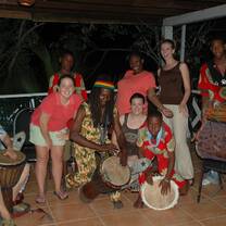 Drumming class in Belize