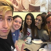 Coffee with some of my UB friends