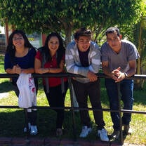 Hanging out in the park