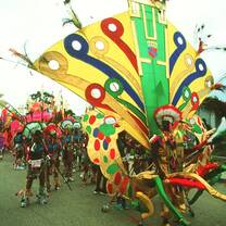 Carnival parade in Belize
