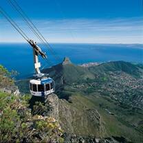 View from cable car in Cape Town