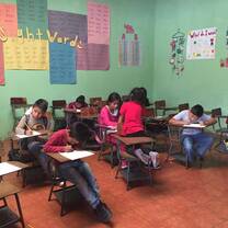 Working hard at the After School Club