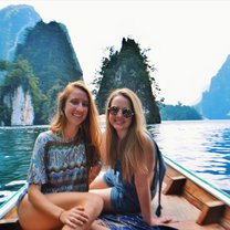 Khao Sok National Park with another CIEE participant