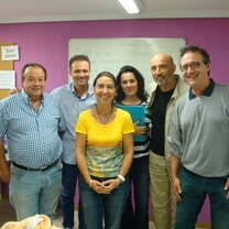 Volunteer teacher at the academy 
