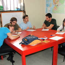 Volunteers Learning Spanish 