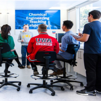 Engineering students at UWA