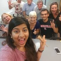 Happy students! 