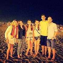 Enjoying Valencia beach 