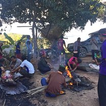 Village wedding feast