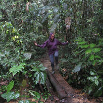 Volunteer in Rainforest