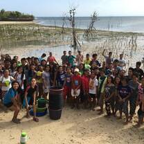 Our army of people for mangroves plantation 