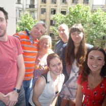 Enjoying a beautiful day in Buenos Aires at Elebaires