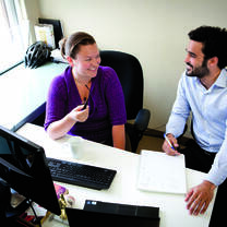 International Diploma Programs student at internship