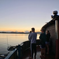 One of my favorite trips here. Unitec's Experience NZ took us to a houseboat in the Bay of Islands.
