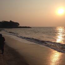 The beach near the GVI house