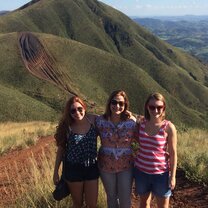 "Top of the World" mountain with host family