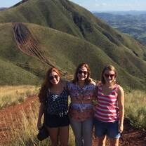 "Top of the World" mountain with host family