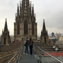 From the roof of El Catedral de Barcelona