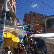 Street markets in Bolivia
