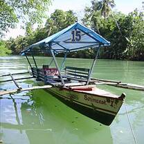 Boat on the river The Philippines