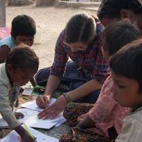 Children drawing india 