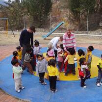 Play time at the children's centre Bolivia 