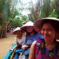 Boat trip in Vietnam