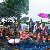 Our group having fun rain or shine!