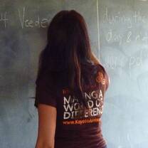 Kaya Volunteer Teaching German Kenya
