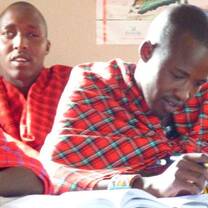 Locals in school Kenya