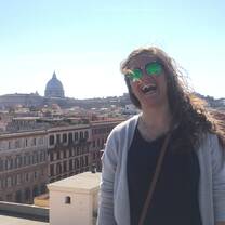 Prati Neighborhood with a glimpse of St. Peter's Dome