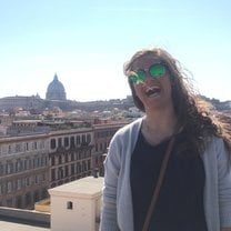 Prati Neighborhood with a glimpse of St. Peter's Dome